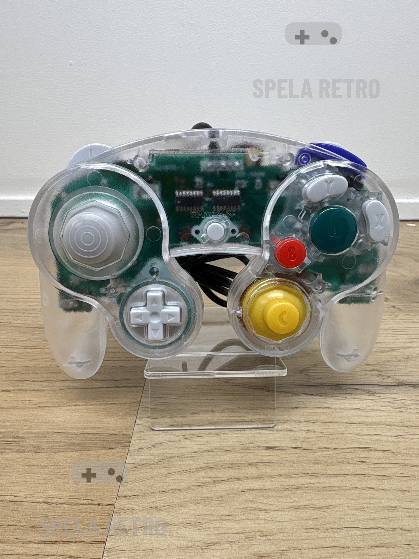 Gamecube: 3e part handkontroll Transparent