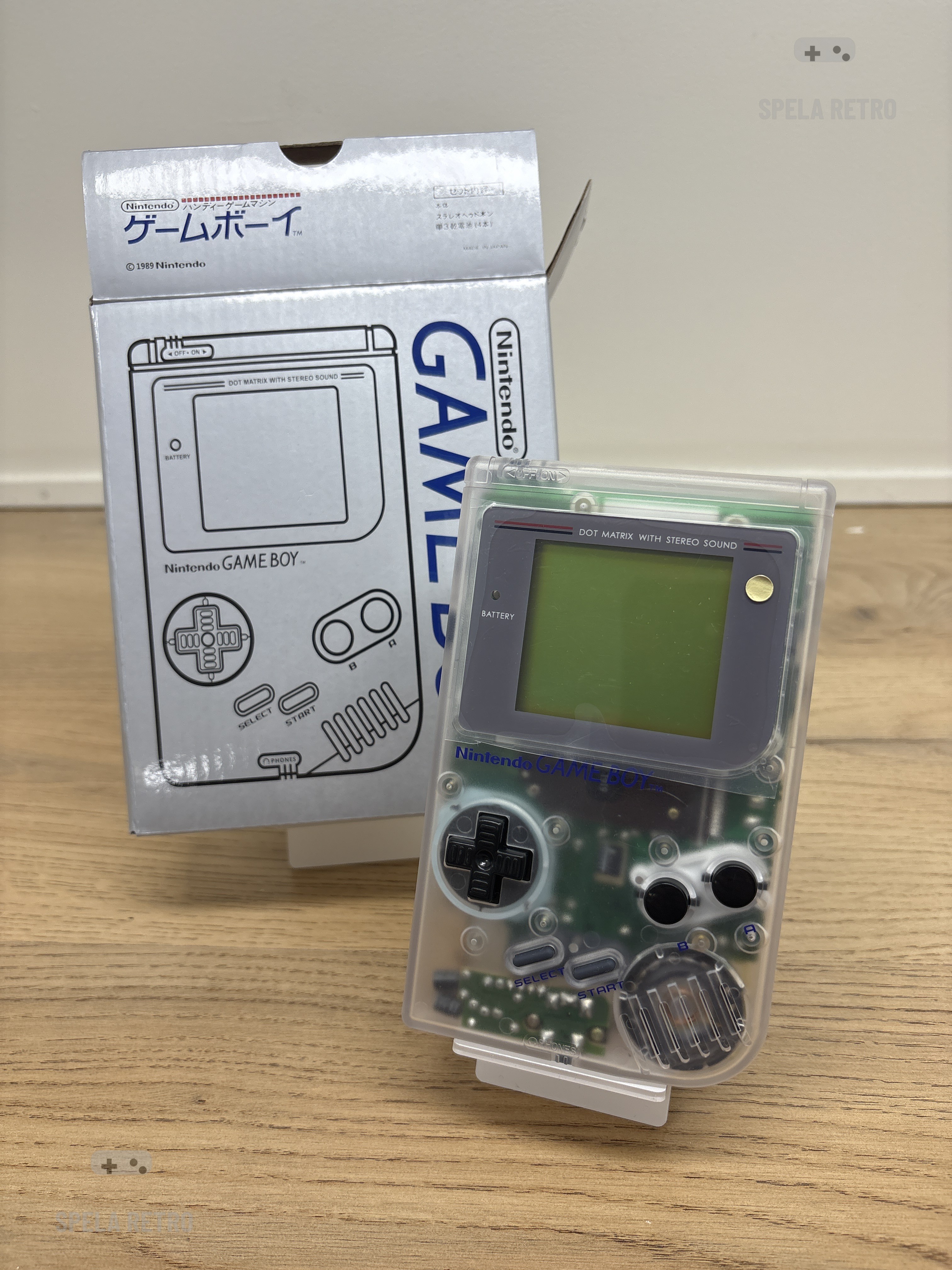Game boy Classic - Nytt skal, skärmskydd & Kartong.