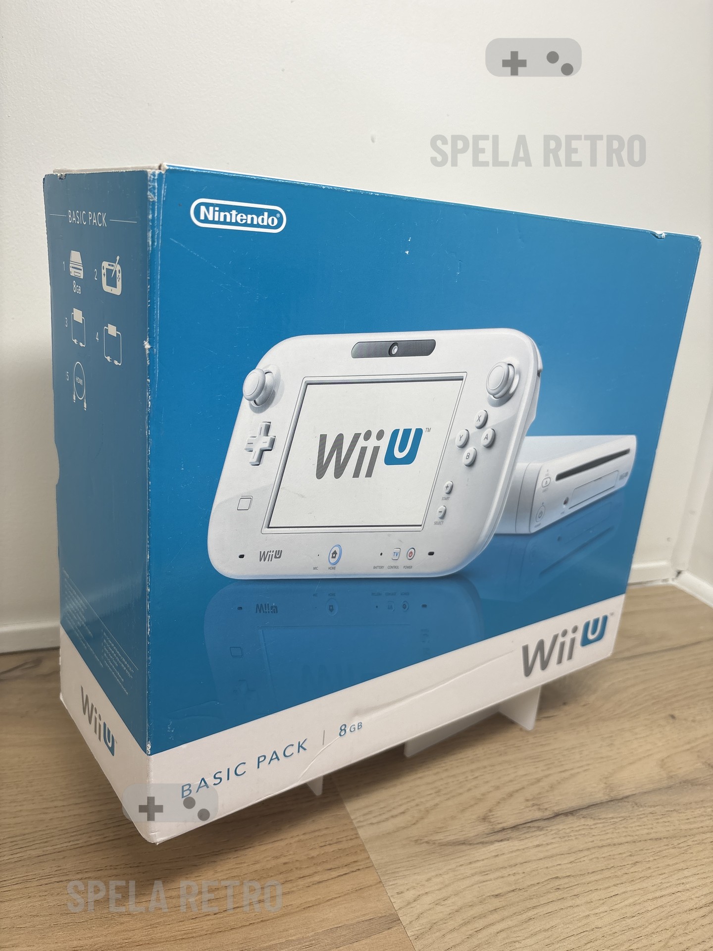 Nintendo Wii U 8gb vit - basic pack (TRADERA)