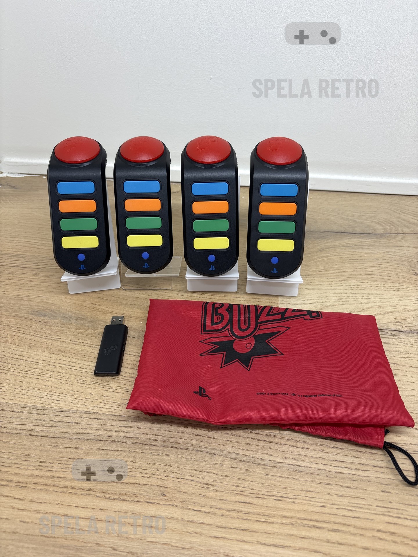 Buzz komplett KITT (påse +USB+4st buzz enheter)
