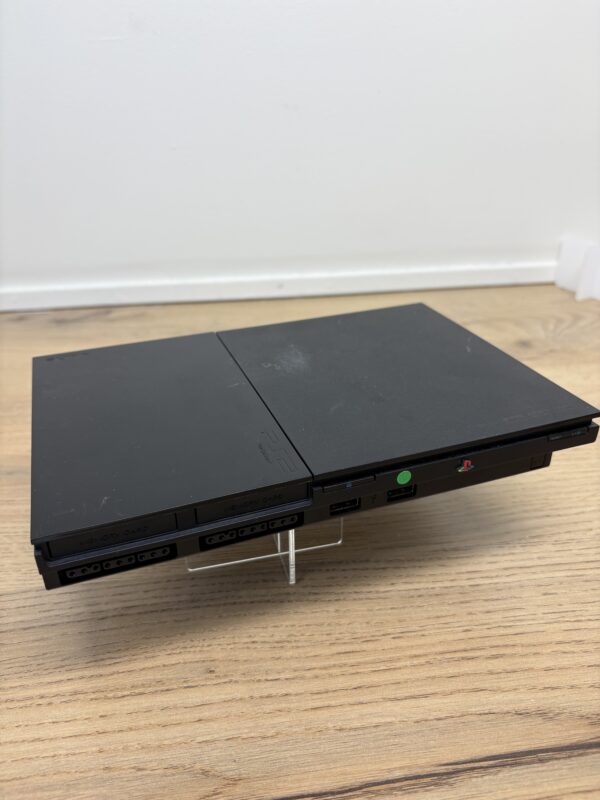 layStation 2 Konsol med kablar – Svart retroklassiker SLIM