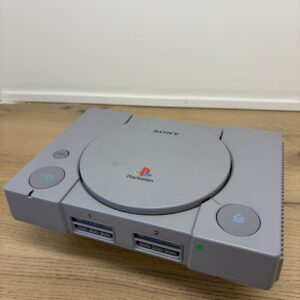 PlayStation 1 Konsol med ström- och bildkabel